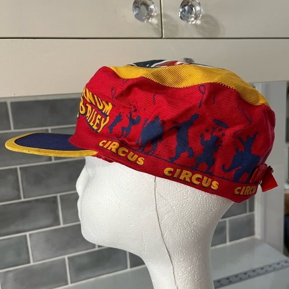 Vintage Ringling Bros Barnum & Bailey Circus Adjustable Pillbox Hat 70's-80's - Picture 5 of 11